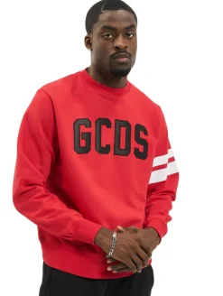 Pullover & Sweater*GCDS Logo Pullover rot