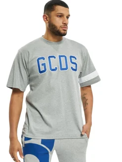 T-Shirts & Tank Tops*GCDS Logo T-Shirt grau