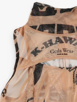 Tops & T-Shirts*GCDS Mesh Top beige