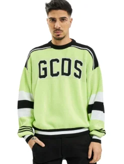 Pullover & Sweater*GCDS Neon Pullover gelb