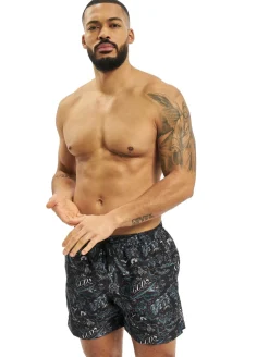 Nachtwäsche & Bademode*GCDS Tropical Badeshorts schwarz