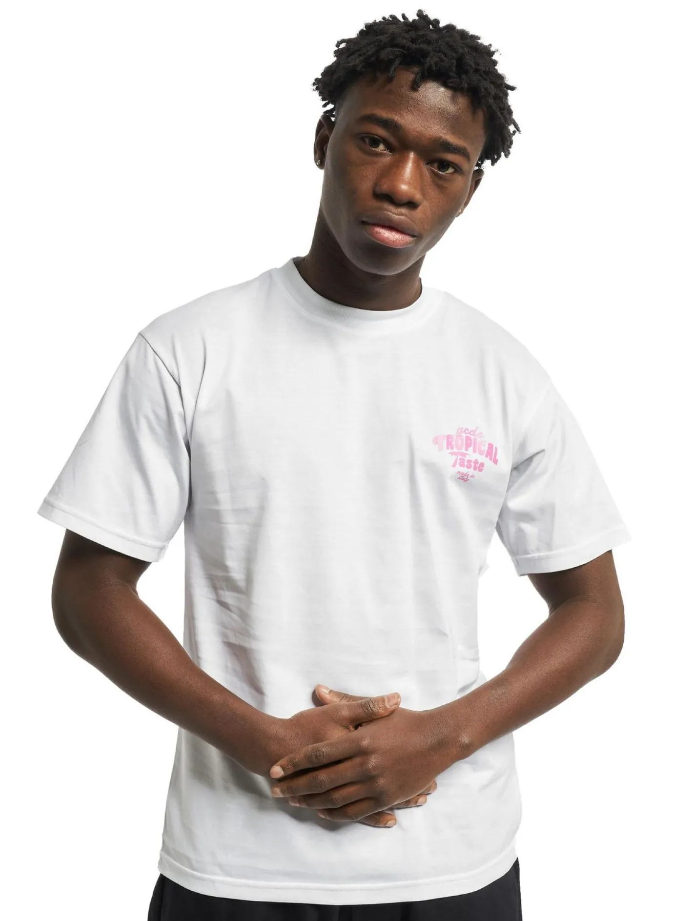 T-Shirts & Tank Tops*GCDS Tropical Taste T-Shirt weiß