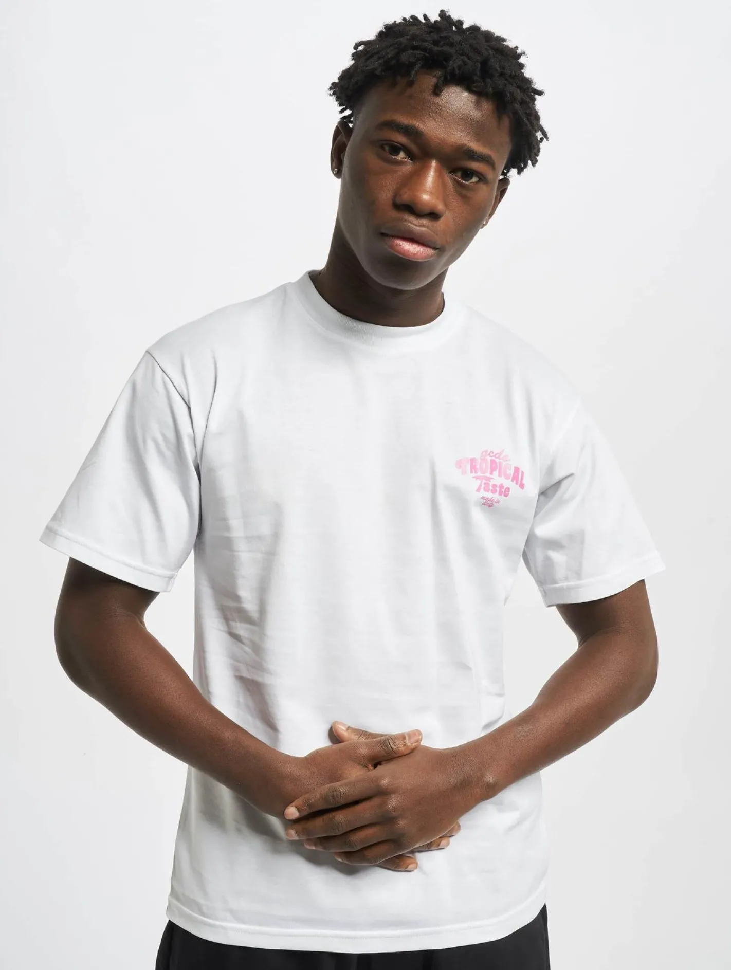 T-Shirts & Tank Tops*GCDS Tropical Taste T-Shirt weiß