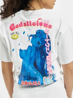 Kleider*GCDS Wickel-Monsterkleid weiß