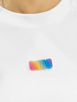 Kleider*GCDS Wickel-Monsterkleid weiß