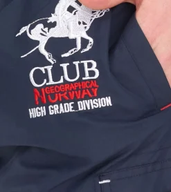 Nachtwäsche & Bademode|Shorts & Bermudas*GEOGRAPHICAL NORWAY Herren Badehose Schwimm-Hose mit Logo-Print Bade-Shorts mit Taschen Schwimm-Shorts 001 Navy
