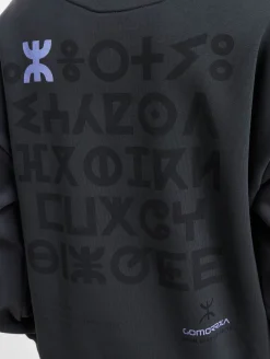 Sweater & Pullover|Pullover & Sweater*Gomorrha Du Maroc AMAZIGH Hoody Dunkelgrau