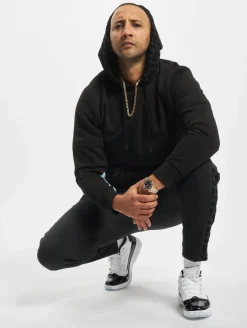 Jogginghosen & Fitnessmode|Jeans & Hosen*Gomorrha Du Maroc Leo Flockprint Sweatpant schwarz