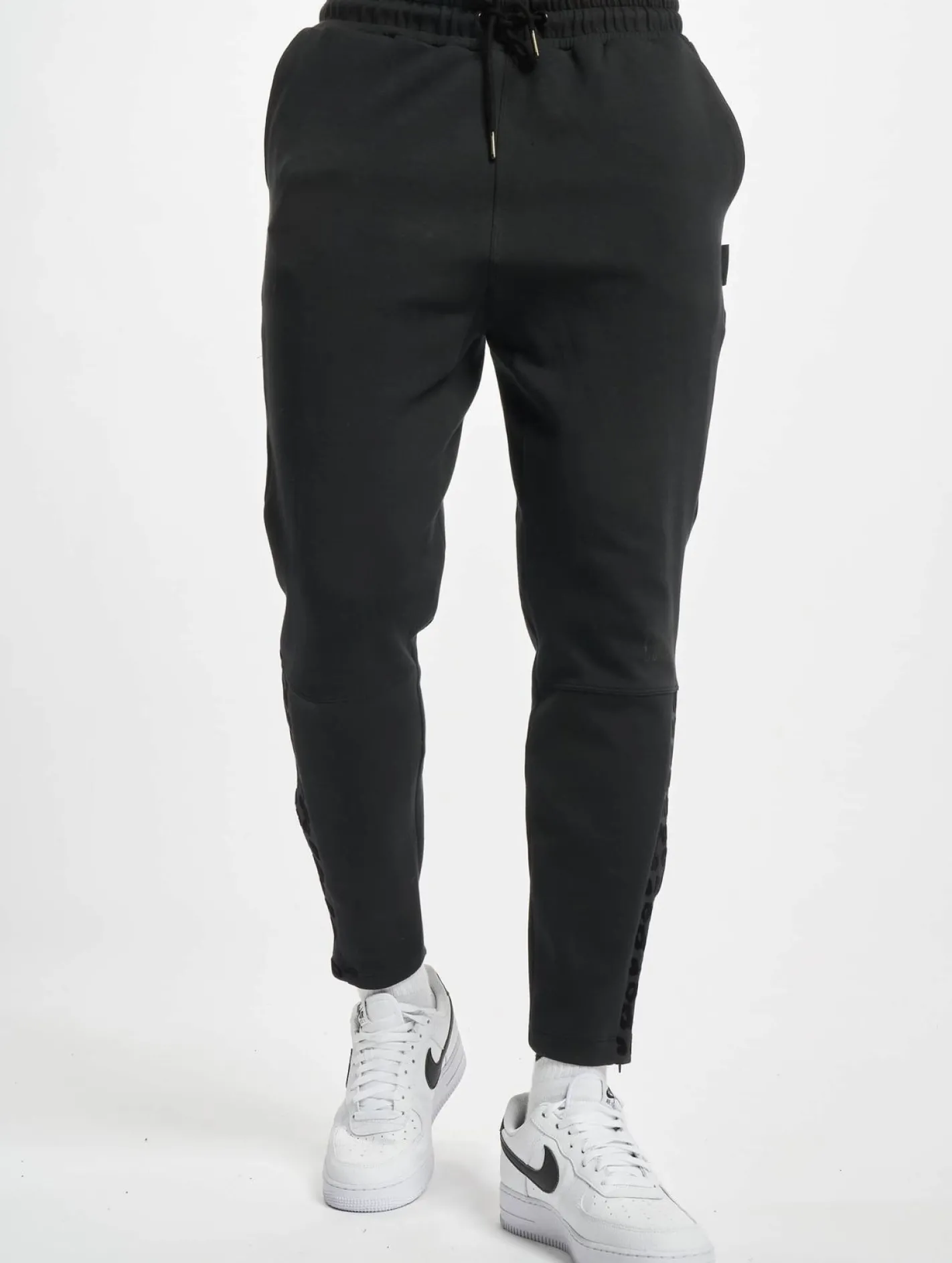 Jogginghosen & Fitnessmode|Jeans & Hosen*Gomorrha Du Maroc Leo Flockprint Sweatpant schwarz