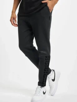 Jogginghosen & Fitnessmode|Jeans & Hosen*Gomorrha Du Maroc Leo Flockprint Sweatpant schwarz