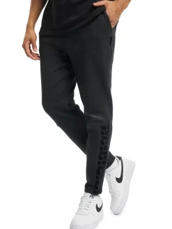 Jogginghosen & Fitnessmode|Jeans & Hosen*Gomorrha Du Maroc Leo Flockprint Sweatpant schwarz
