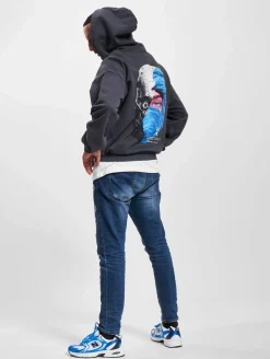 Sweater & Pullover|Pullover & Sweater*Gomorrha Du Maroc YAZ Hoody Dunkelgrau