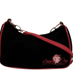 Rucksäcke & Taschen*BioworldMerch Green Day Punkrock-Band Damen Schulter-Tasche stylische Strick-Tasche Handtasche LB102733GRN0 Schwarz