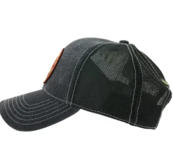 Caps & Mützen*BioworldMerch Green Day Unisex Punkrock-Band Baumwoll-Cap mit Netzeinsatz und leicht gebogenen Schnitt TC103153GRN Dunkelgrau/Schwarz