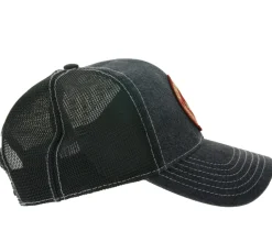 Caps & Mützen*BioworldMerch Green Day Unisex Punkrock-Band Baumwoll-Cap mit Netzeinsatz und leicht gebogenen Schnitt TC103153GRN Dunkelgrau/Schwarz