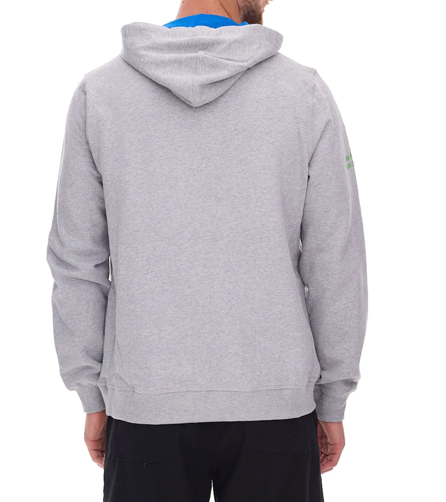 Sweater & Pullover|Pullover & Sweater*green SYLT "WINDSURF WORLD CUP SYLT " Baumwoll-Hoodie Langarm für Herren mit Prints 0100-010 Grau