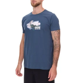 T-Shirts & Tank Tops*green SYLT "WINDSURF WORLD CUP SYLT" Baumwoll-Shirt für Herren mit Prints 0100-007 Dunkelblau