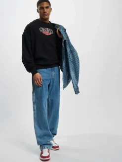 Sweater & Pullover|Pullover & Sweater*GRIND Inc Logo R-Neck Pullover schwarz