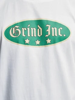T-Shirts & Tank Tops*GRIND Inc Oldschool Logo T-Shirt weiß