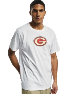 T-Shirts & Tank Tops*GRIND Inc Sport Logo R-Ausschnitt T-Shirt weiß