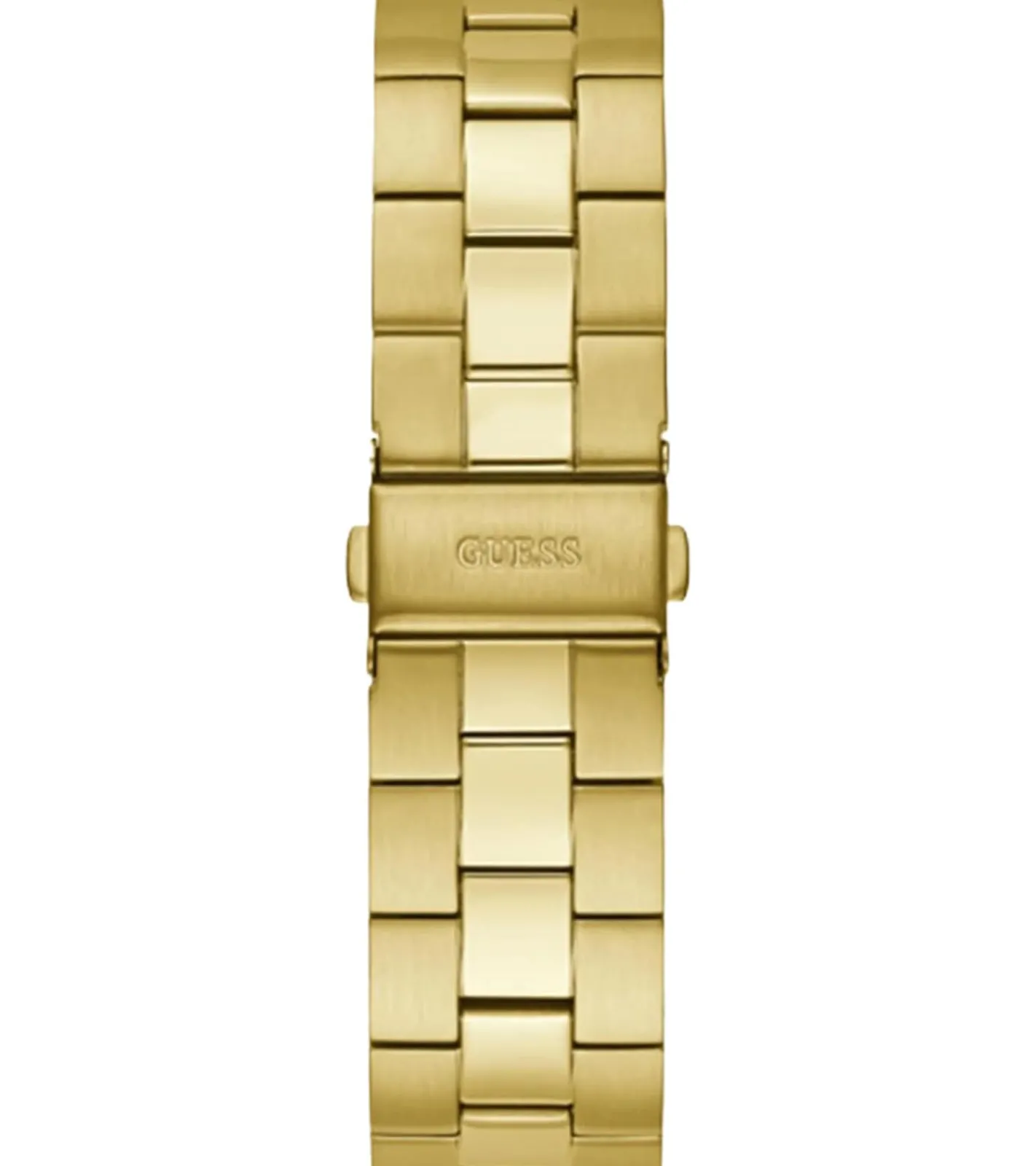 Herrenuhren|Herrenuhren*GUESS Herren Quarz-Uhr mit Wasserdichtigkeit 5 ATM Edelstahl-Uhr Armband-Uhr GW0276G2 Gold