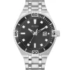 Herrenuhren|Herrenuhren*GUESS Premier Herren Armbanduhr mit Datumsanzeige Quarz-Uhr 45mm GW0330G1 Silber