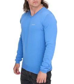 Pullover & Sweater*HACKETT LONDON GOLF Herren Baumwoll-Pullover Strick-Pullover mit V-Ausschnitt Langarm-Shirt HMX500D Schwarz, Blau oder Dunkelblau