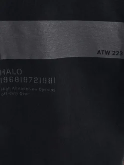 Sweater & Pullover|Pullover & Sweater*HALO Graphic Rundhalspullover schwarz