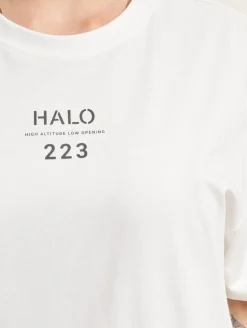 Tops & T-Shirts|T-Shirts & Tank Tops*HALO Patch Grafik T-Shirts Marshmallow