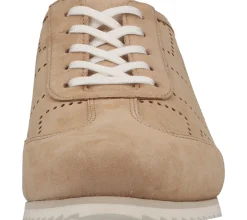 Sneaker & Turnschuhe*HASSIA Damen Sneaker stylische Echtleder-Schuhe Schnür-Schuhe 1-30 1652 Hellbraun