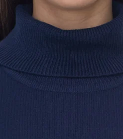 Sweater & Pullover*HECHTER PARIS Damen Pullunder mit Viskose Rollkragen-Pulli 31083465 Dunkelblau