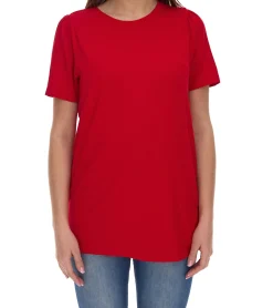 Tops & T-Shirts*HECHTER PARIS Damen T-Shirt Sommer-Shirt mit leichten Puffärmeln 26272246 Rot