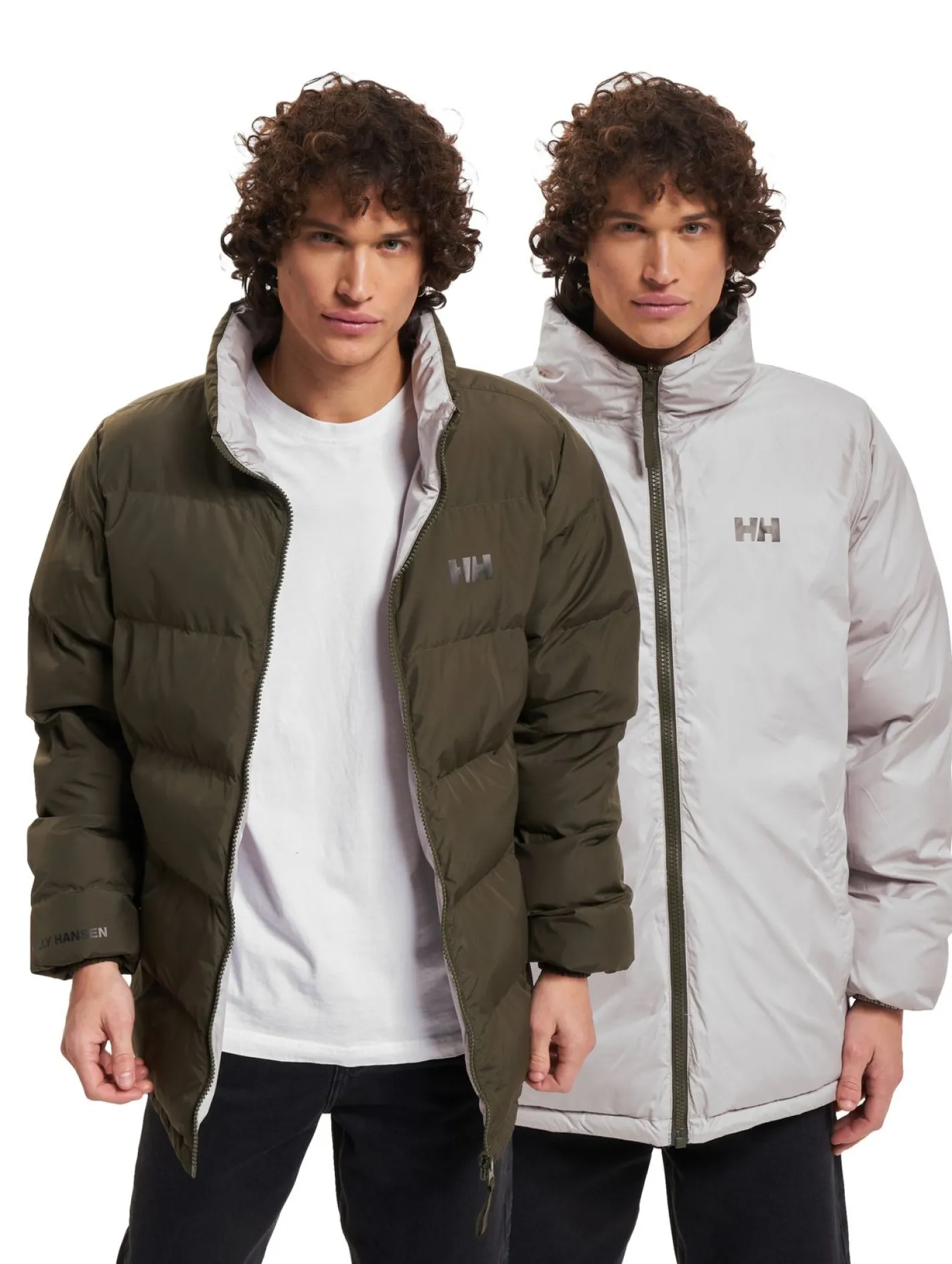 Jacken & Mäntel*Helly Hansen YU 23 Wendbare Pufferjacke Utility-Grün