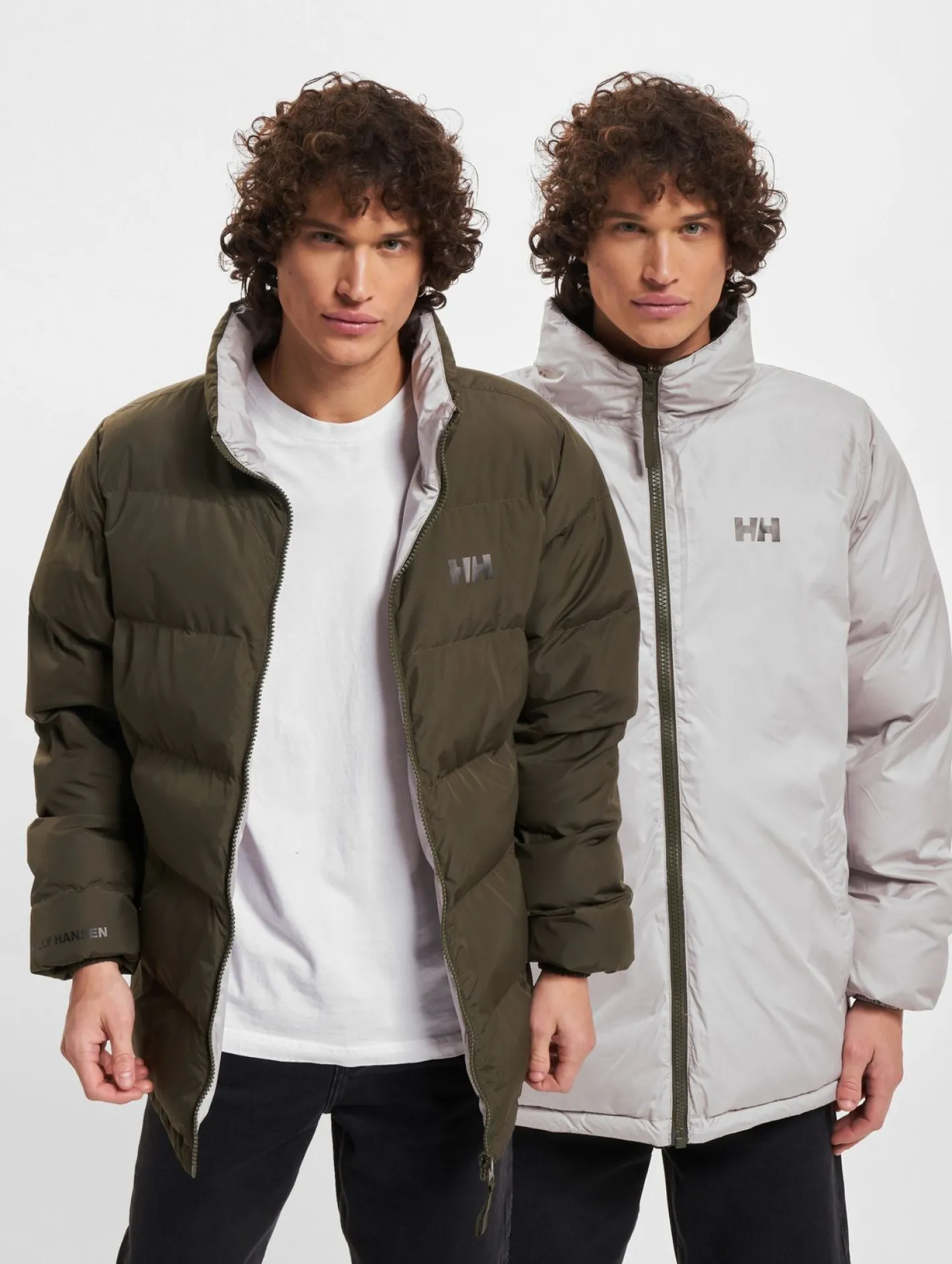 Jacken & Mäntel*Helly Hansen YU 23 Wendbare Pufferjacke Utility-Grün