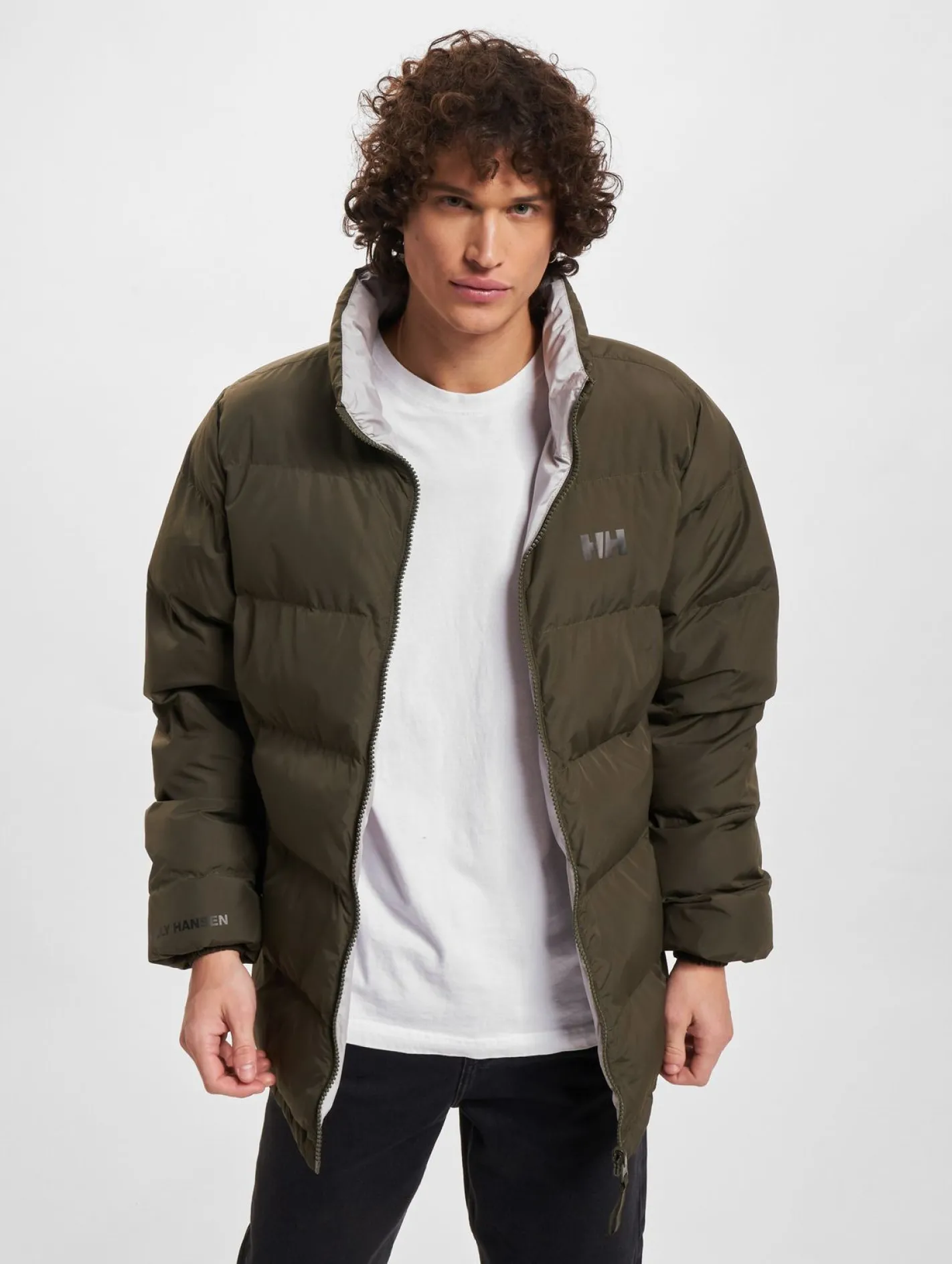 Jacken & Mäntel*Helly Hansen YU 23 Wendbare Pufferjacke Utility-Grün