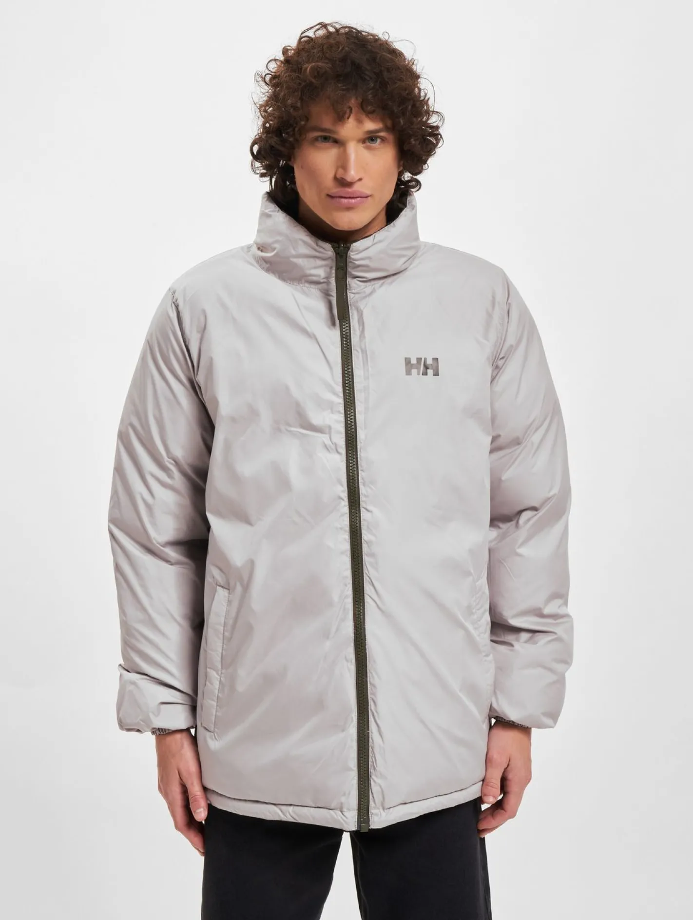Jacken & Mäntel*Helly Hansen YU 23 Wendbare Pufferjacke Utility-Grün