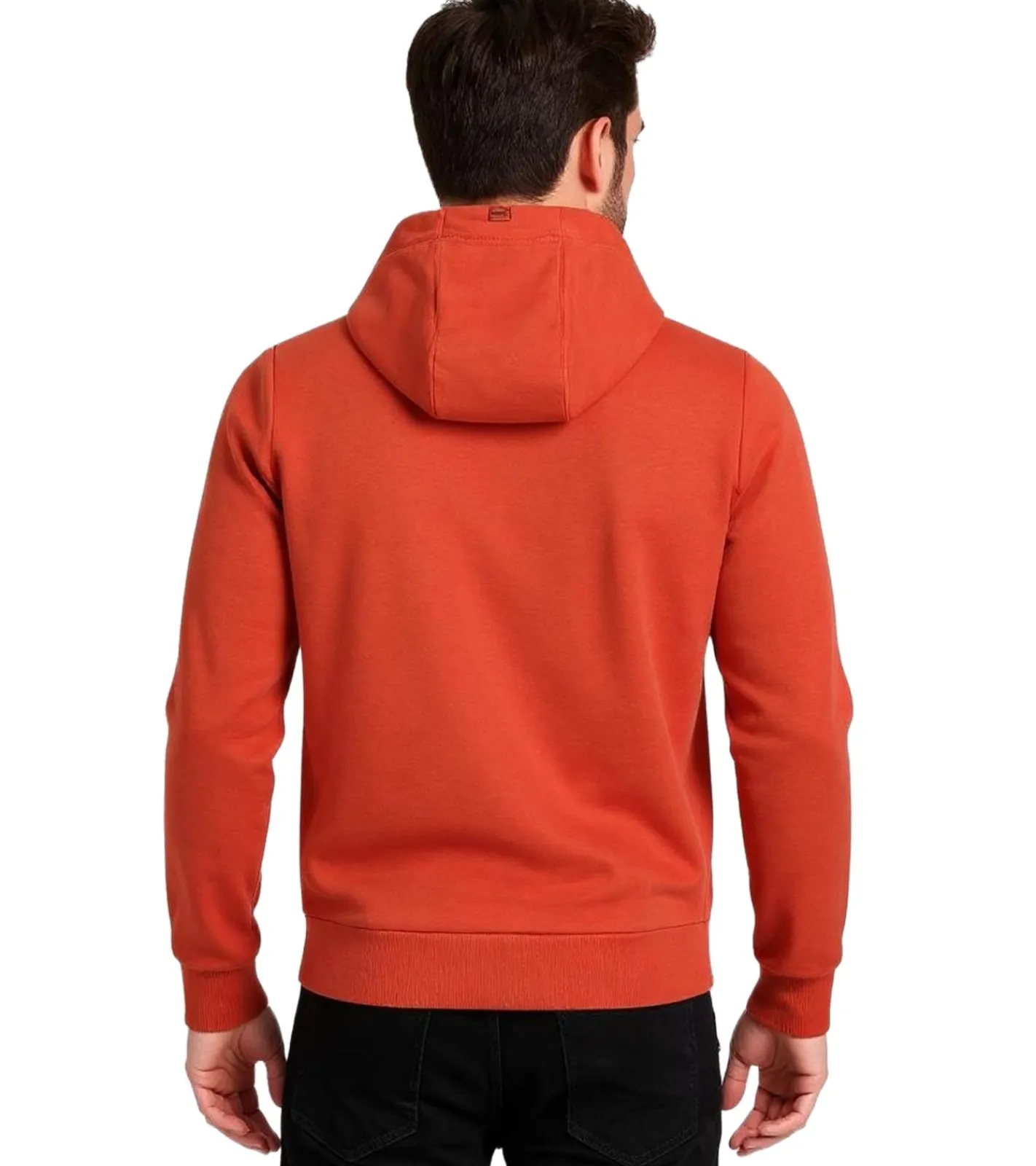 Große Größen|Pullover & Sweater*O46R Herren Hoodie Kapuzen-Pullover Basic-Pullover moderner Baumwoll-Pullover Sweater Große Größen Rot