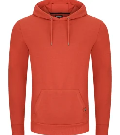 Große Größen|Pullover & Sweater*O46R Herren Hoodie Kapuzen-Pullover Basic-Pullover moderner Baumwoll-Pullover Sweater Große Größen Rot