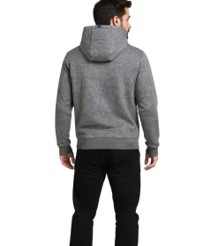 Große Größen|Pullover & Sweater*O46R Herren Hoodie Kapuzen-Pullover Basic-Pullover moderner Baumwoll-Pullover Sweater Große Größen Grau