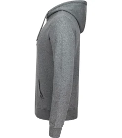 Große Größen|Pullover & Sweater*O46R Herren Hoodie Kapuzen-Pullover Basic-Pullover moderner Baumwoll-Pullover Sweater Große Größen Grau