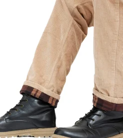 Jeans & Hosen*O46bpx Herren Thermo Relaxed Fit Cordhose mit Flanellfutter Business-Hose Baumwoll-Hose 972195 Beige