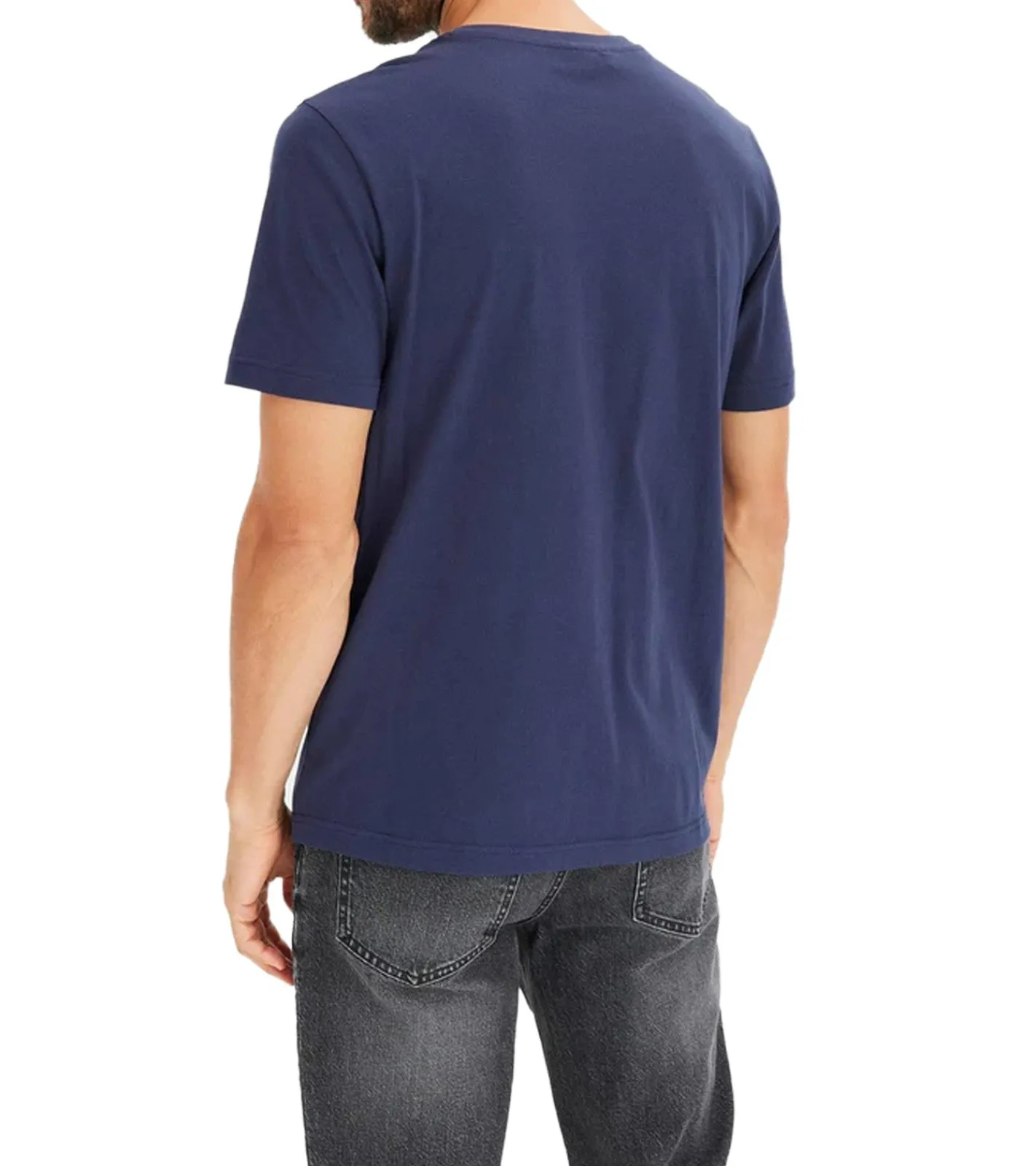 T-Shirts & Tank Tops|T-Shirts & Tank Tops*O46bpx Herren T-Shirt mit weihnachtlichem Motiv Baumwoll-Shirt Sommer-Shirt Kurzarm-Shirt 951021 Dunkelblau