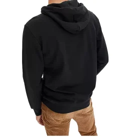 Große Größen|Pullover & Sweater*O46bpx Herren Weihnachts-Hoodie Baumwoll-Pullover Kapuzen-Pullover mit Santa Motiv Sweat-Pullover Langarm-Shirt Große Größen 956890 Schwarz