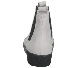 Boots & Stiefel*högl Damen Echtleder-Schuhe zeitlose Chelsea-Stiefeletten Alltags-Schuhe 2-10 3662 Grau