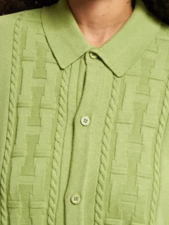 Sweater & Pullover|Pullover & Sweater*HUF Towner Strickjacken pistazie