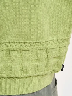 Sweater & Pullover|Pullover & Sweater*HUF Towner Strickjacken pistazie