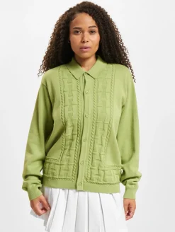 Sweater & Pullover|Pullover & Sweater*HUF Towner Strickjacken pistazie