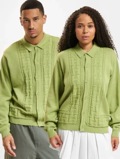 Sweater & Pullover|Pullover & Sweater*HUF Towner Strickjacken pistazie