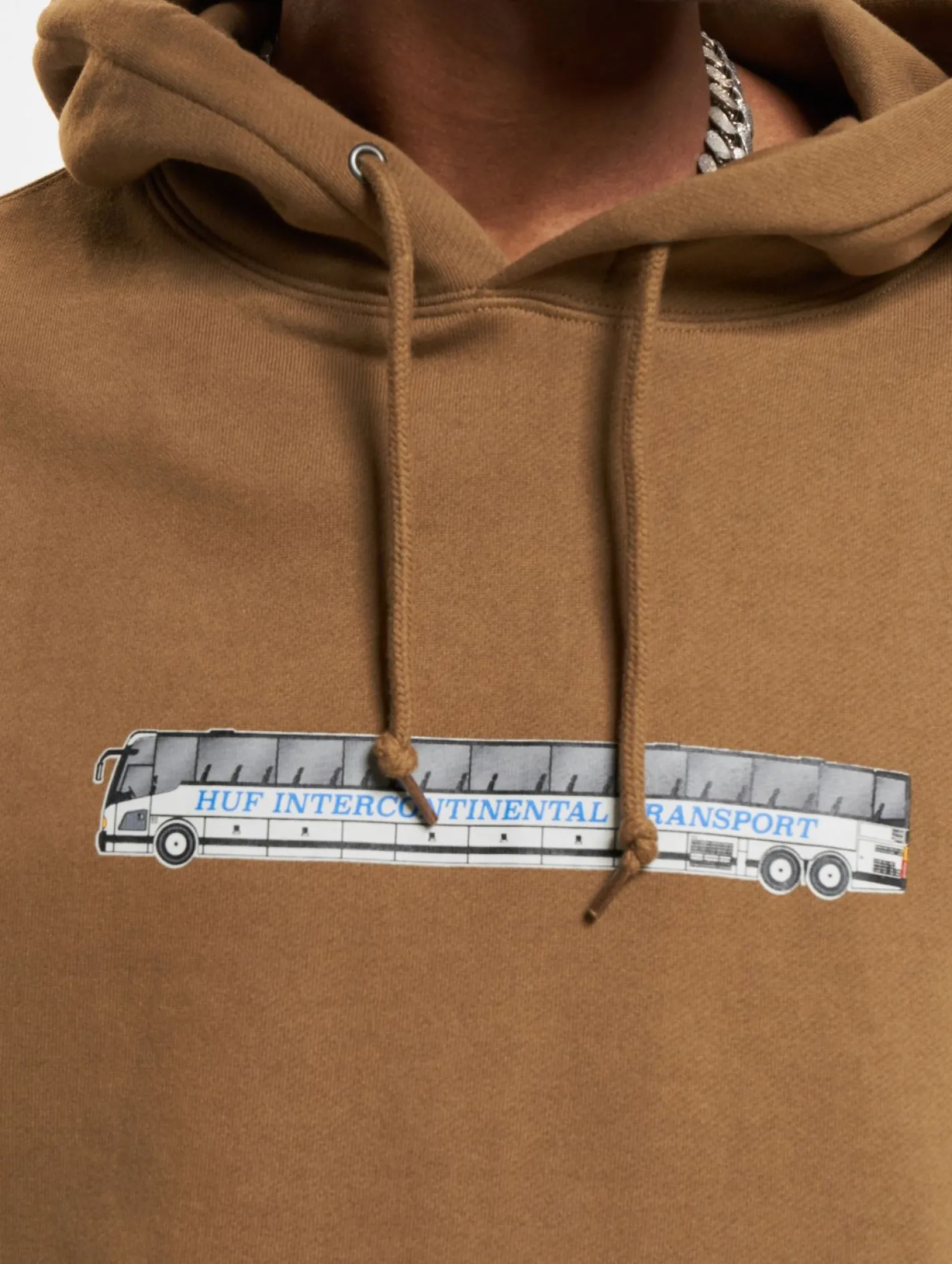Sweater & Pullover|Pullover & Sweater*HUF Transport Hoodie schlamm