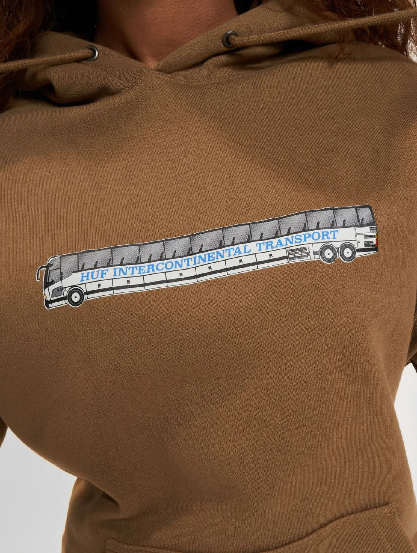 Sweater & Pullover|Pullover & Sweater*HUF Transport Hoodie schlamm